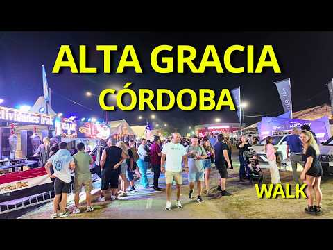 Así se vive la Fiesta de las Colectividades en Alta Gracia 🎉🌍 | Walking Tour 4K