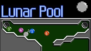 Lunar Pool (NES, 1987) – 1P Full Game Session 🎱🌙🕹️