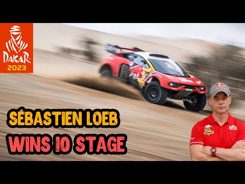 Sebastien Loeb Wins Stage 10 Dakar Car Category. 2023 Dakar Rally