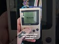 Pokemon Blue Version On The Gameboy Pocket
