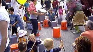 Kids drum circle with Rhythm Room