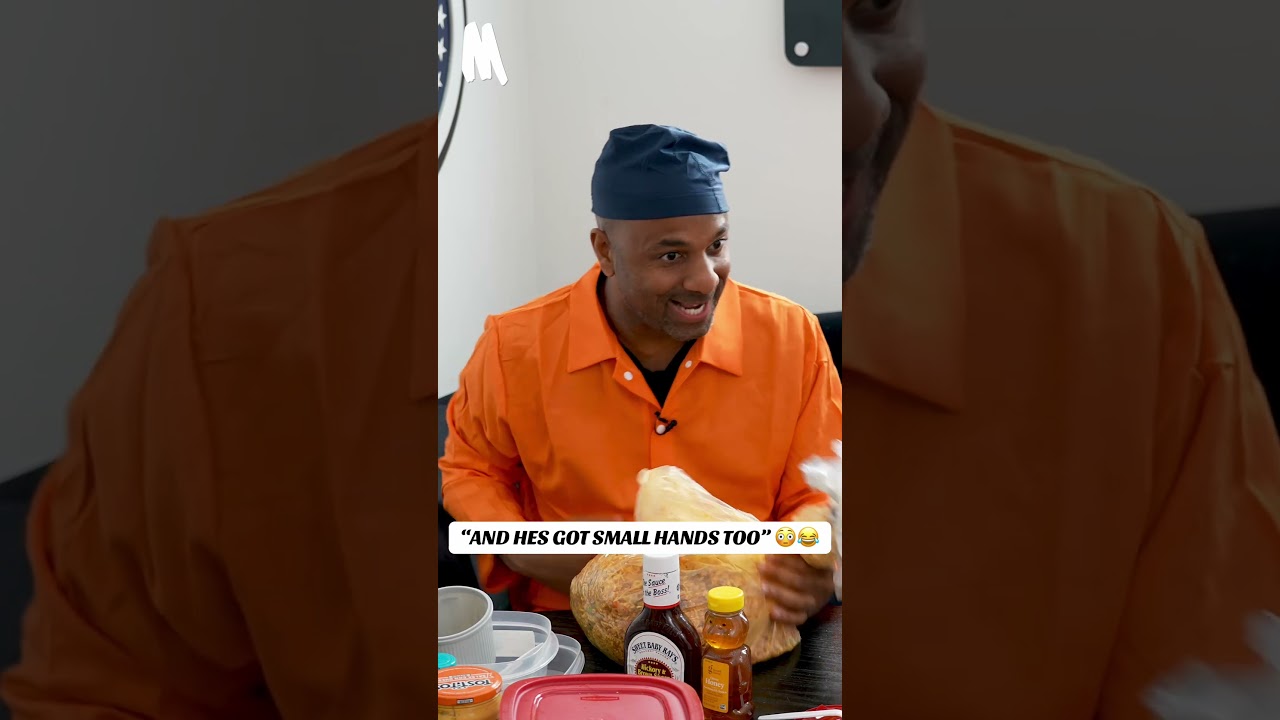 “…and he’s hands small too” is CRAZY 😭