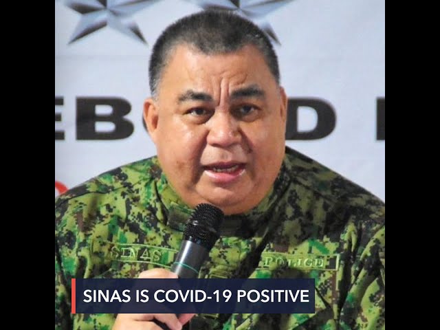 PNP chief Sinas tests positive for COVID-19