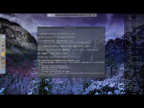 ARCHLabs : 60 installing mintstick to burn the latest iso on usb