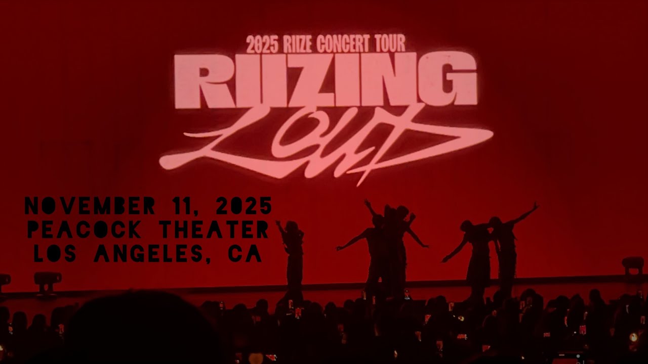 🧡🧡🧡RIIZE🧡🧡🧡 2025 World Tour RIIZING LOUD in Los Angeles, CA at the Peacock Theater 11.11.2025
