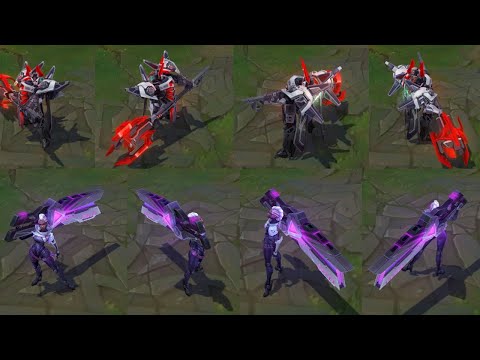 ALL PROJECT 2021 SKINS MODELS IN GAME: SENNA, MORDEKAISER, SYLAS, RENEKTON, SEJUANI, VARUS