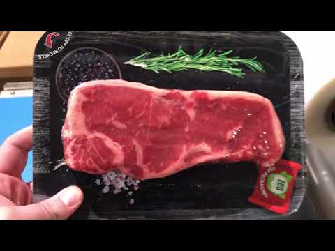 ILPRA America SPEEDY Tray Sealer - NY Strip Meat: Skin Pack to Boards