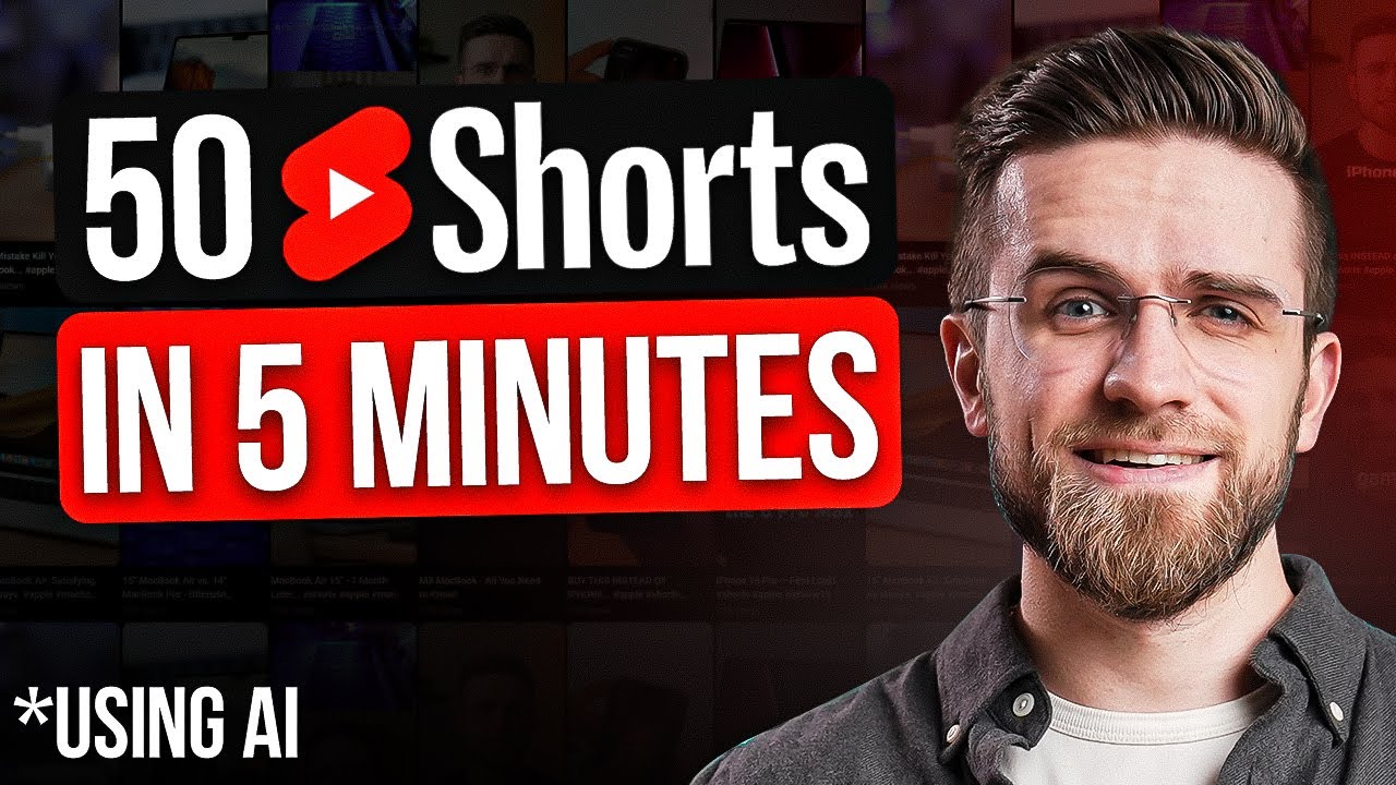 How I Made 50 YouTube Shorts in 5 Minutes with 1 AI Tool (Vidyo.ai Review)