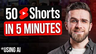 How I Made 50 YouTube Shorts in 5 Minutes with 1 AI Tool (Vidyo.ai Review)