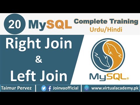 How to use Right Join Left Join Query in MySQL | 20