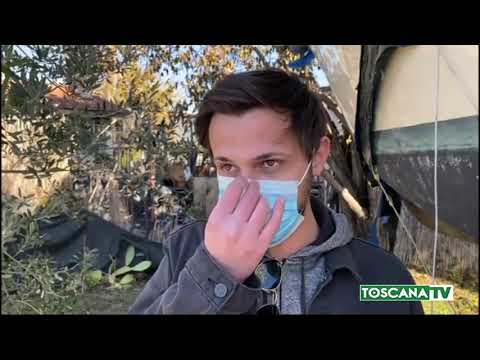 2020-11-19 LUCCA - INCENDIO IN PALESTRA, VIVI PER MIRACOLO I PROPRIETARI