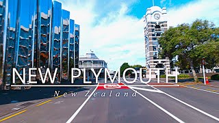 [4K] New Plymouth Scenic Drive 🇳🇿 | State Highway 3 into City Centre | Taranaki