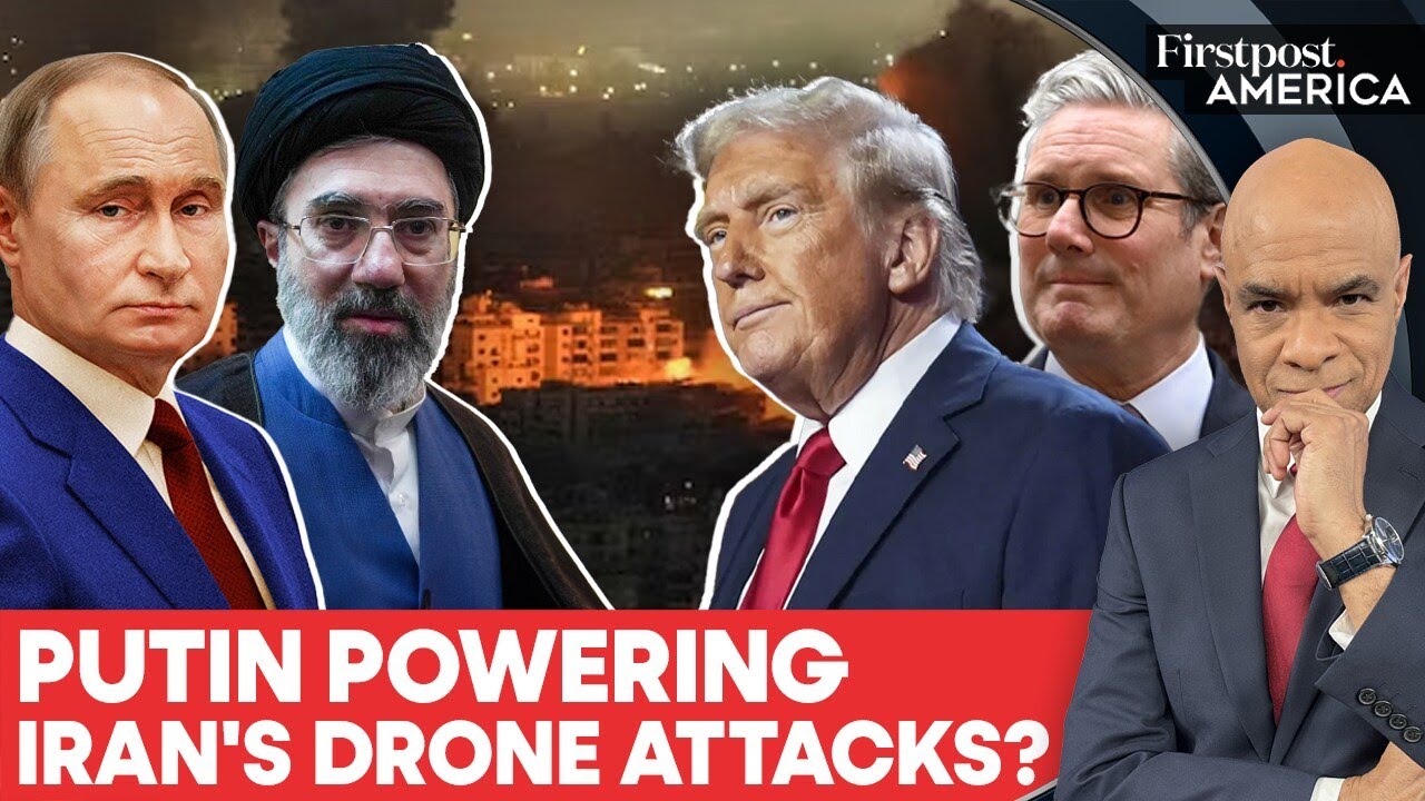 Putin Quietly Guiding Iran's Drone War Tactics, UK Warns | Firstpost America | N18G