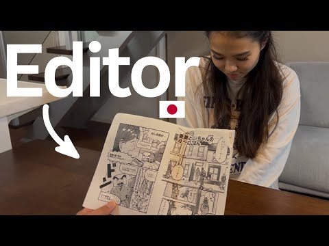 A low-salary Japanese Mangaka visits Manga publishers in Tokyo