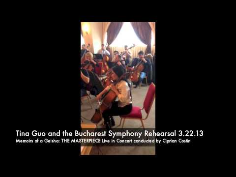 Tina Guo and the Bucharest Symphony - Memoirs of a Geisha Rehearsal (2013)