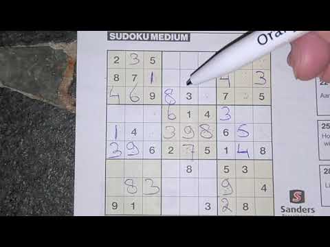 Happy Easter tomorrow. Our daily Sudoku practice continues. (#538) Medium Sudoku puzzle. 04-11-2020