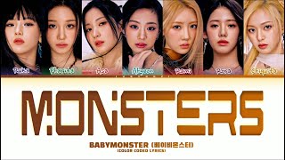 Download lagu BABYMONSTER- MONSTERS ( Full Song )|| (Color Coded Lyrics ) mp3