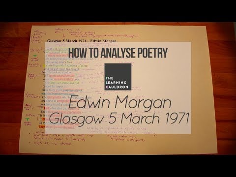 Edwin Morgan's "Glasgow 5 March 1971" | How to Analyse Poetry