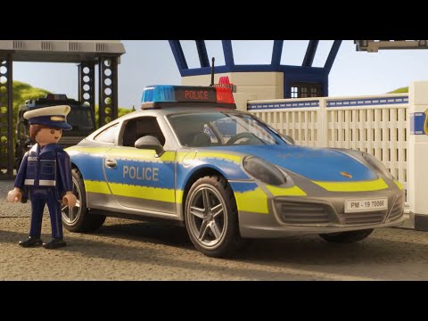 Der neue Polizei Porsche 911 Carrera 4S 👮‍♂️ | Playmobil | Erschließen Sie eine Welt der Kreativität