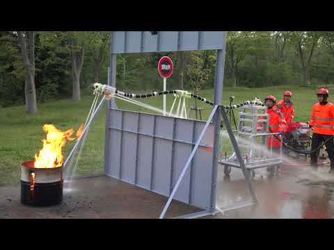 Japanese Engineers Have Devised This Really Unusual Way Of Putting Out A Fire