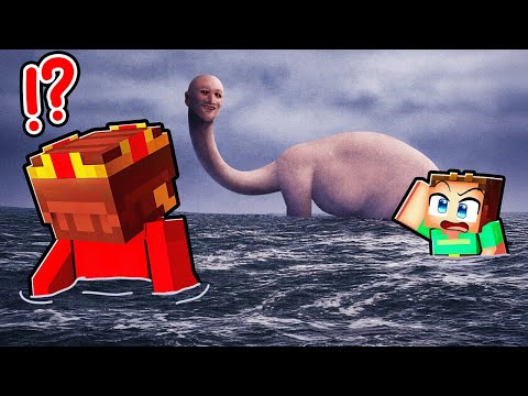 WIR SIND ZU WEIT IN DEN OZEAN HINEINGESCHWOMMEN IN MINECRAFT!