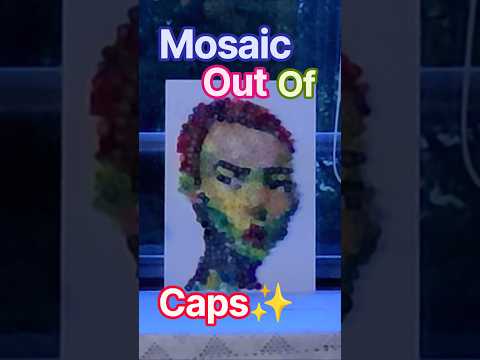 Making art out of marker caps :3