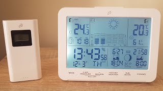 AURIOL Radio Controlled Weather Station LD5190 Unboxing Review