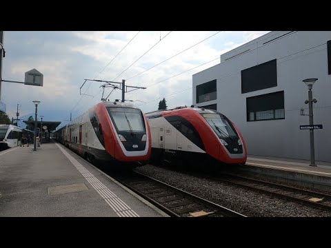 Trainspotting CH, Altstätten SG am 21.7.22, SBB, Thurbo und SOB