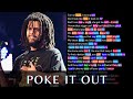 J Cole verse on Poke It Out | Rhymes Highlighted