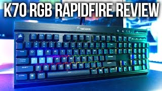 Video thumbnail for Corsair Gaming K70 RGB Rapidfire Keyboard Review! by randomfrankp