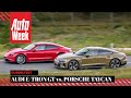 Audi E-tron GT vs. Porsche Taycan - AutoWeek Dubbeltest - English subtitles
