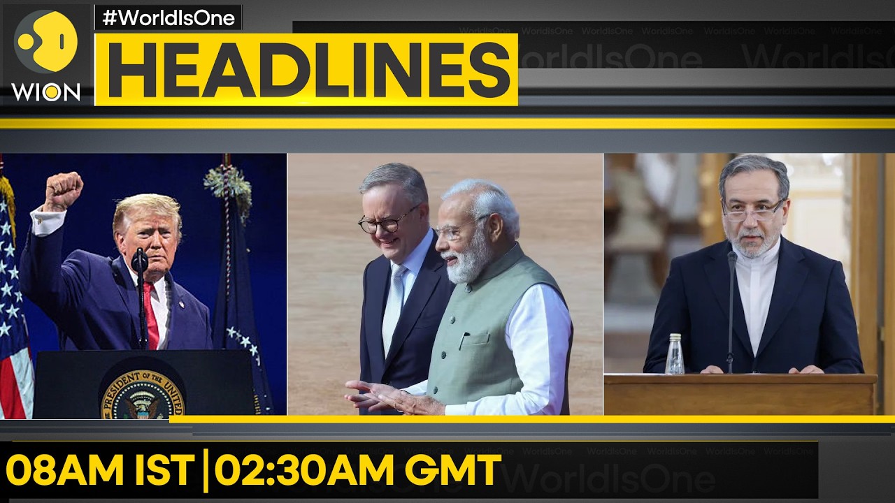 PM Modi Seeks Australian Investment Boost | Trump Threatens 20-To-1 Iran Response | WION Headlines