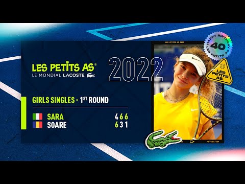 Les Petits As 2022 | Girls 1st Round | Angelica Sara vs. Andreea Diana Soare