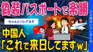 【2ch社会問題スレ】中国人「偽装パスポートで楽勝、これで来日してます」ｗｗ【ゆっくり解説】