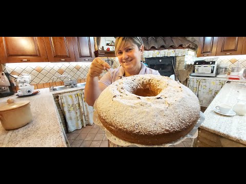 Soft and fluffy homemade two-tone donut @intavernaconlucia