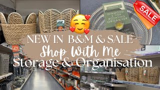 🥰 NEW IN B&M‼️ STORAGE & ORGANISATION IDEAS | COME SHOP WITH ME | FEBRUARY 2025 | COSY CORNER