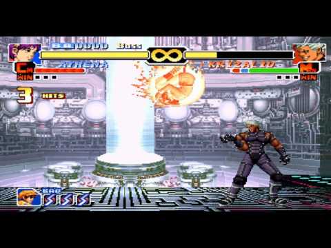 KOF '99 ePSXe 1.9.25 - Athena Asamiya vs Boss Krizalid (Single Play - Normal)