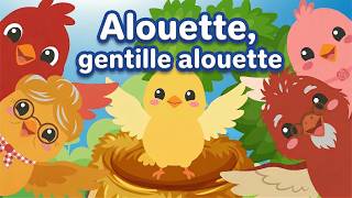 Alouette, gentille alouette 🐦 | Comptine pour enfants avec gestes | Chanson bébé