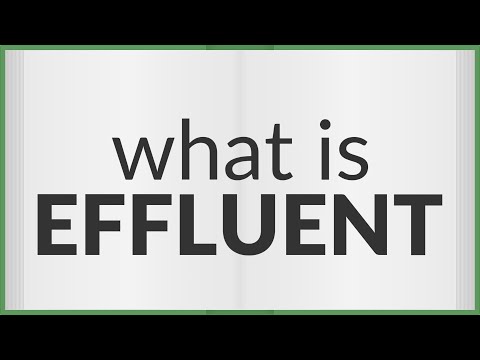 Effluent | meaning of Effluent