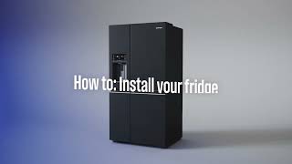 Westinghouse Quad Door Fridges | How to install your fridge