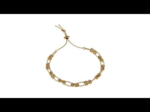 Passport to Gold 14K Oval and Byzantine Link Adjustable ...