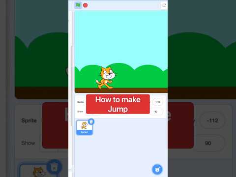 TRY THIS 🔥 - Jump and GRAVITY in Scratch tutorial #shorts