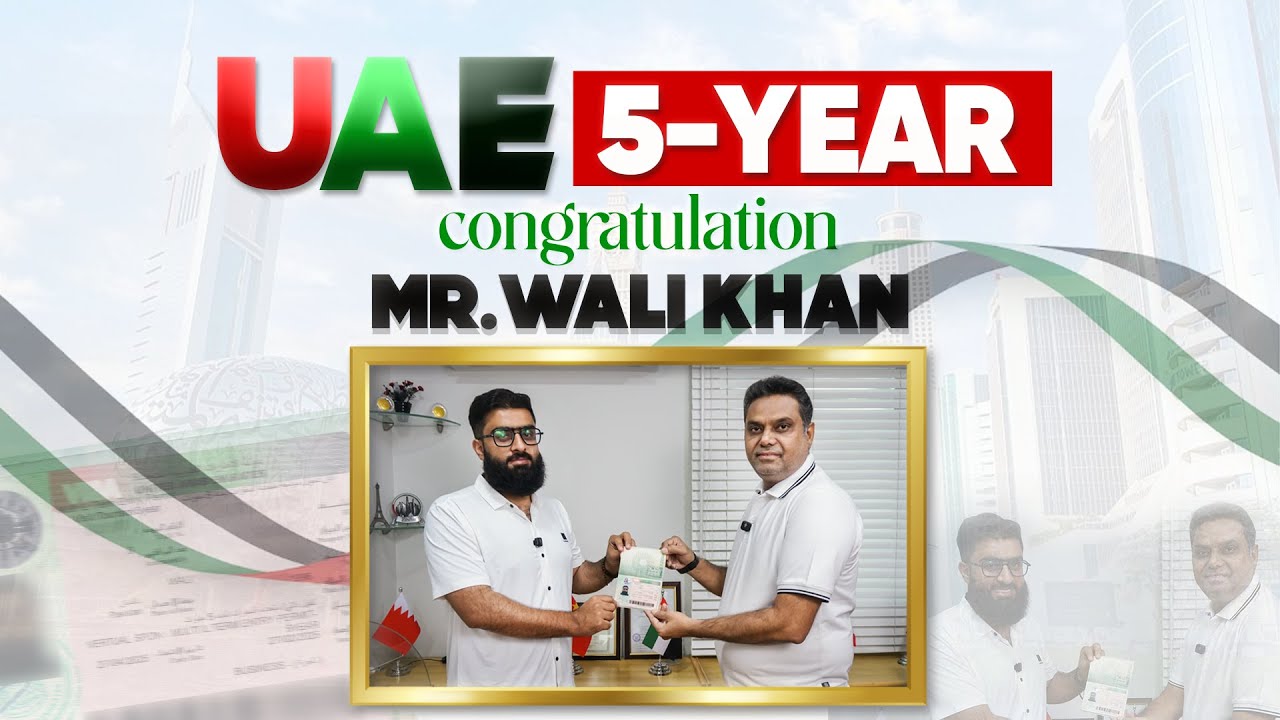 Congratulations to WALI KHAN for securing their UAE Visa | M.A Sharyar | Gulf Star Services