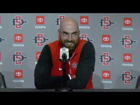 SDSU FOOTBALL: HEAD COACH SEAN LEWIS POST GAME AFTER CAL