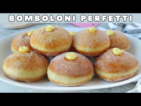 BOMBOLONI ALLA CREMA (o KRAPFEN) - La ricetta secondo me perfetta e infallibile