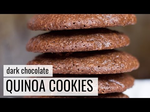 Dark Chocolate Quinoa Cookies