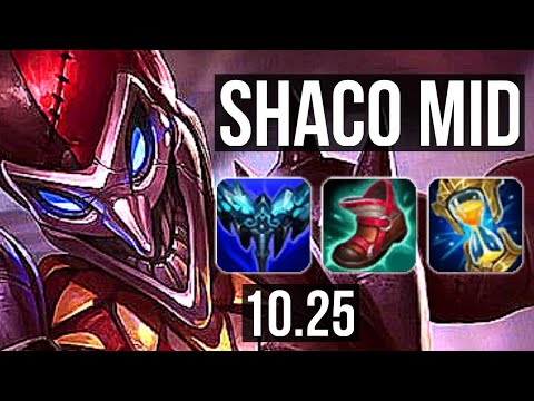 SHACO vs TARIC (MID) | 4.2M mastery, 2100+ games, 5/3/12 | NA Diamond | v10.25
