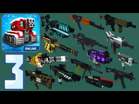 Blocky Cars Online - Using All Primary Weapons Challenge - Gameplay Part 3