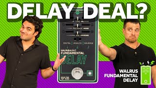Video thumbnail for Delay Pedal Review - Walrus Fundamental Delay Pedal by No Fear Guitar Gear