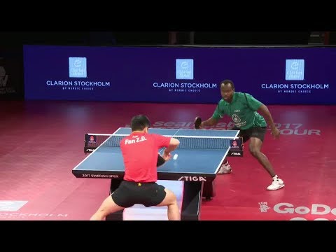 2017 Swedish Open (MS-QF) FAN Zhendong Vs ARUNA Quadri [Full Match/English|1080p]